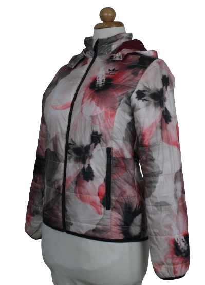 Adidas φλοράλ puffer τζάκετ - S