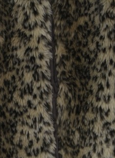 Animal print λούτρινο γιλέκο - XXS/XS