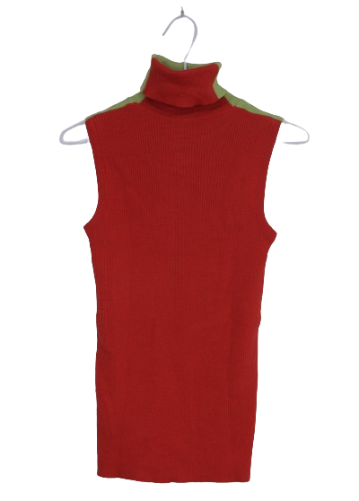 Dolce & Gabbana ριμπ ζιβάγκο τοπ με διχρωμία - S/M