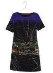 Hugo Boss φόρεμα με βραδινή απεικόνιση - S/M