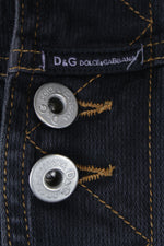 D&G μαύρο τζην τζάκετ - L/XL