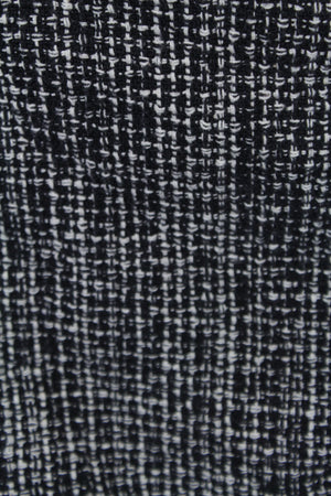 Tweed ασπρόμαυρο cropped τζάκετ-σακάκι - S