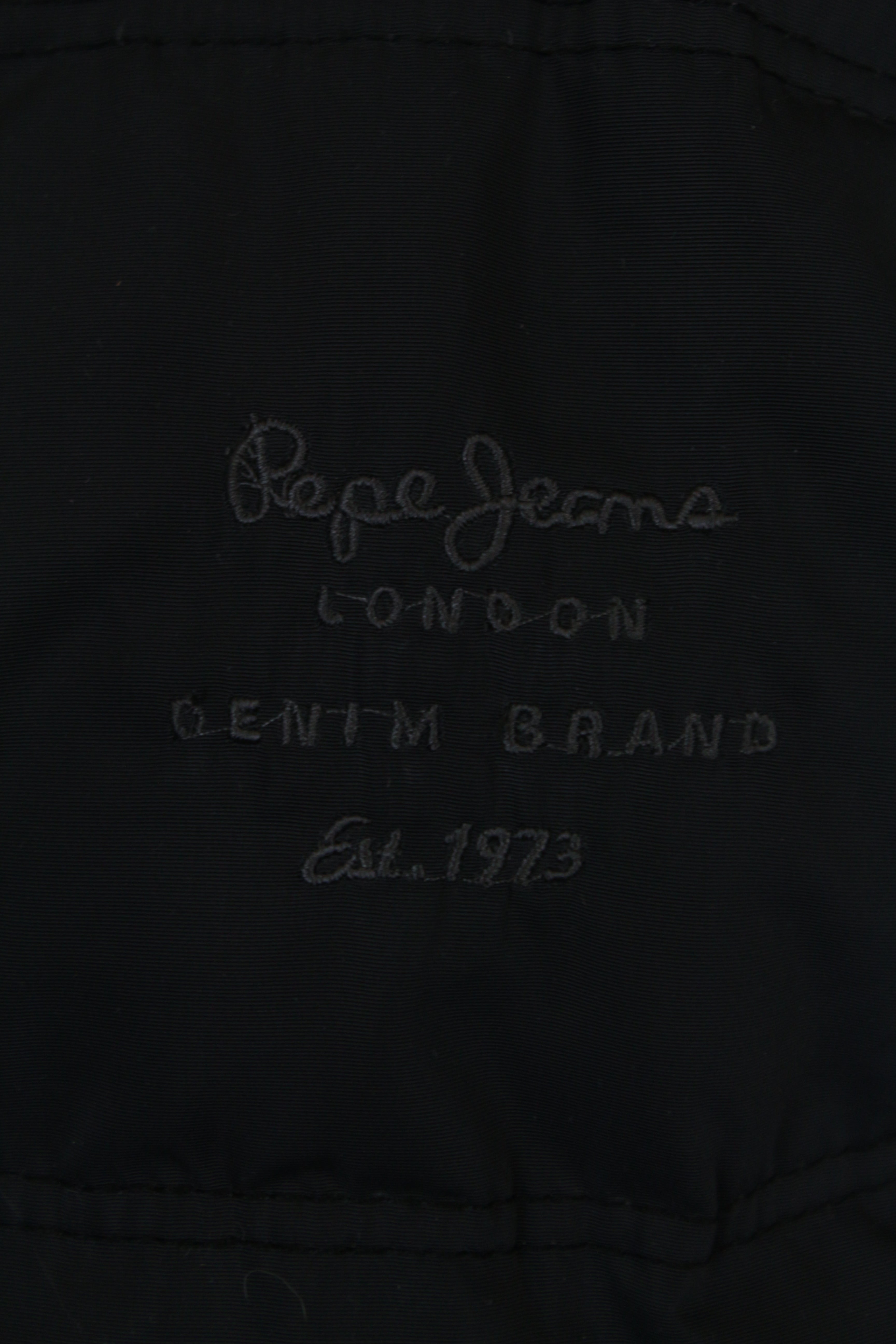 Pepe jeans μαύρο puffer τζάκετ - S