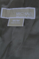 Michael Kors λινό cropped τζάκετ με μοτίβα - M