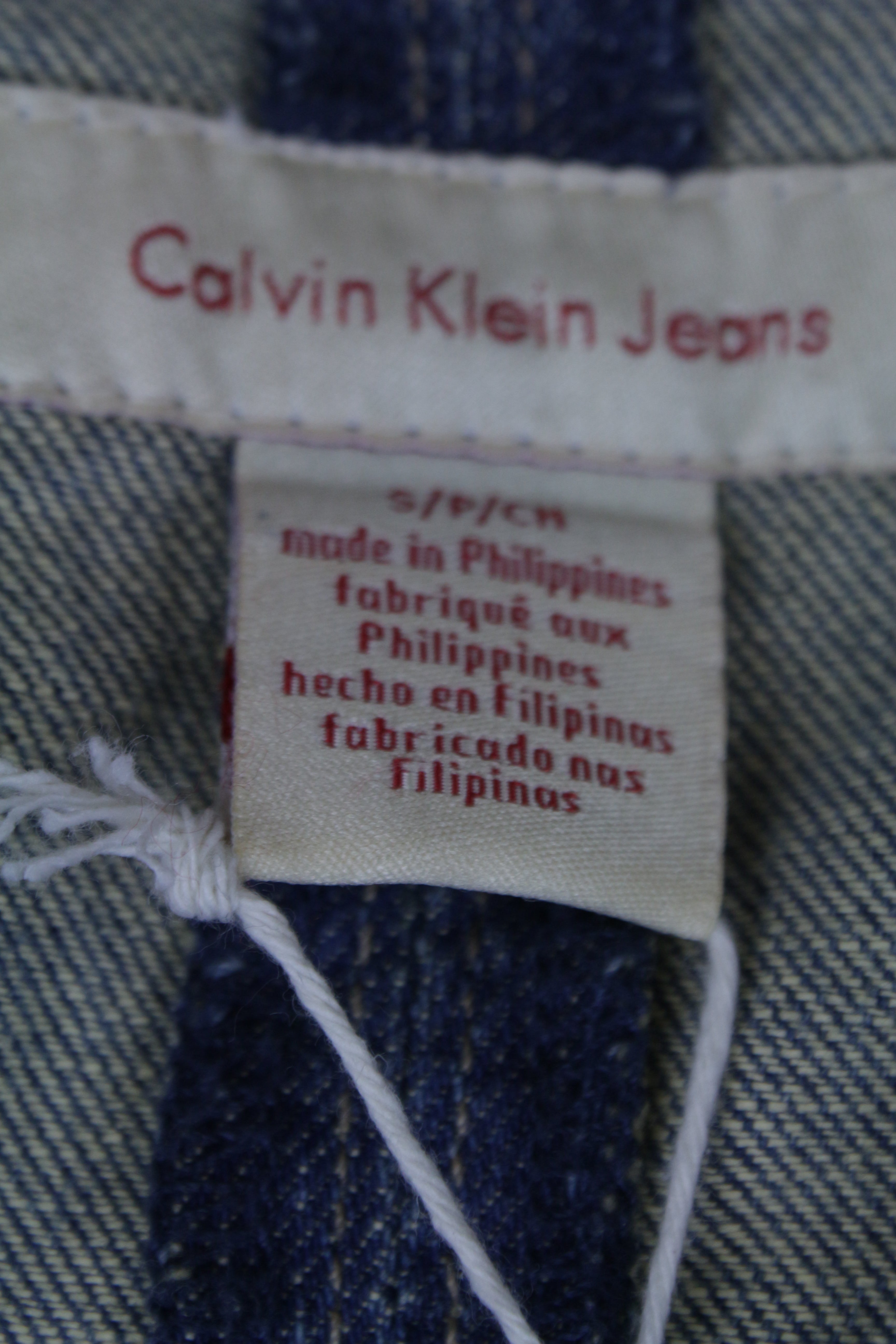 Calvin Klein τζην σακάκι - S