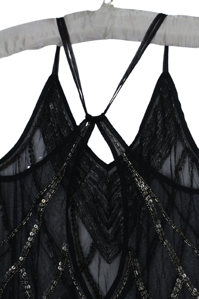 See through τοπ με παγιέτες - S/M