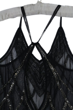 See through τοπ με παγιέτες - S/M