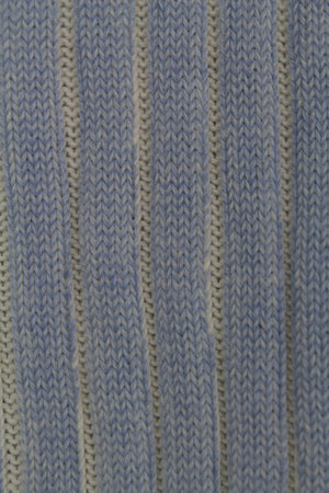 Krizia Jeans ριμπ γαλάζιο τοπ - XS/S