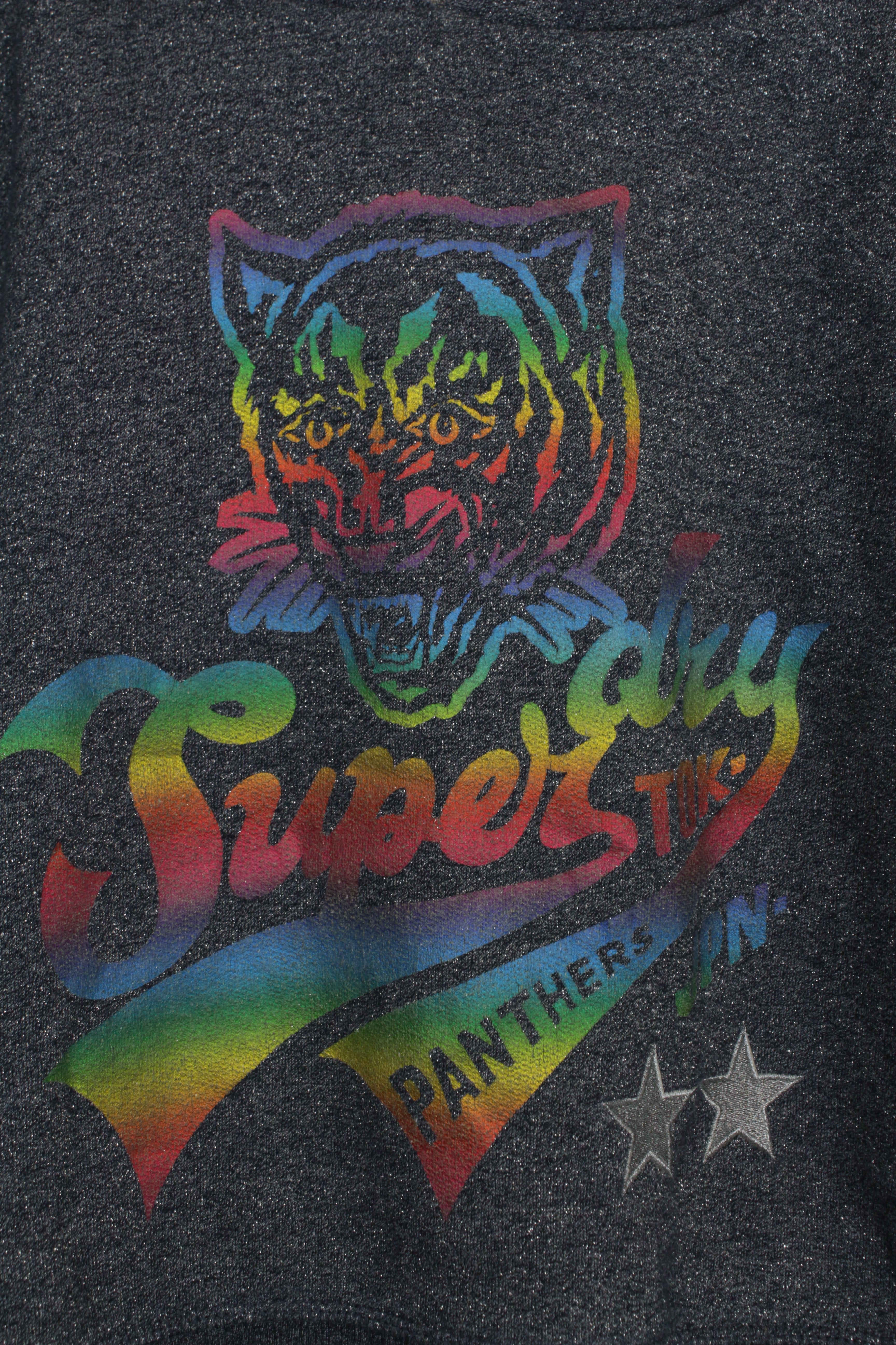 Superdry classic panthers cropped φούτερ hoodie - S/M