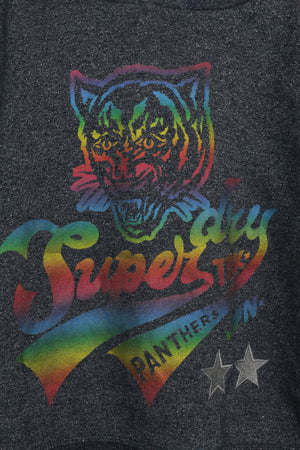 Superdry classic panthers cropped φούτερ hoodie - S/M