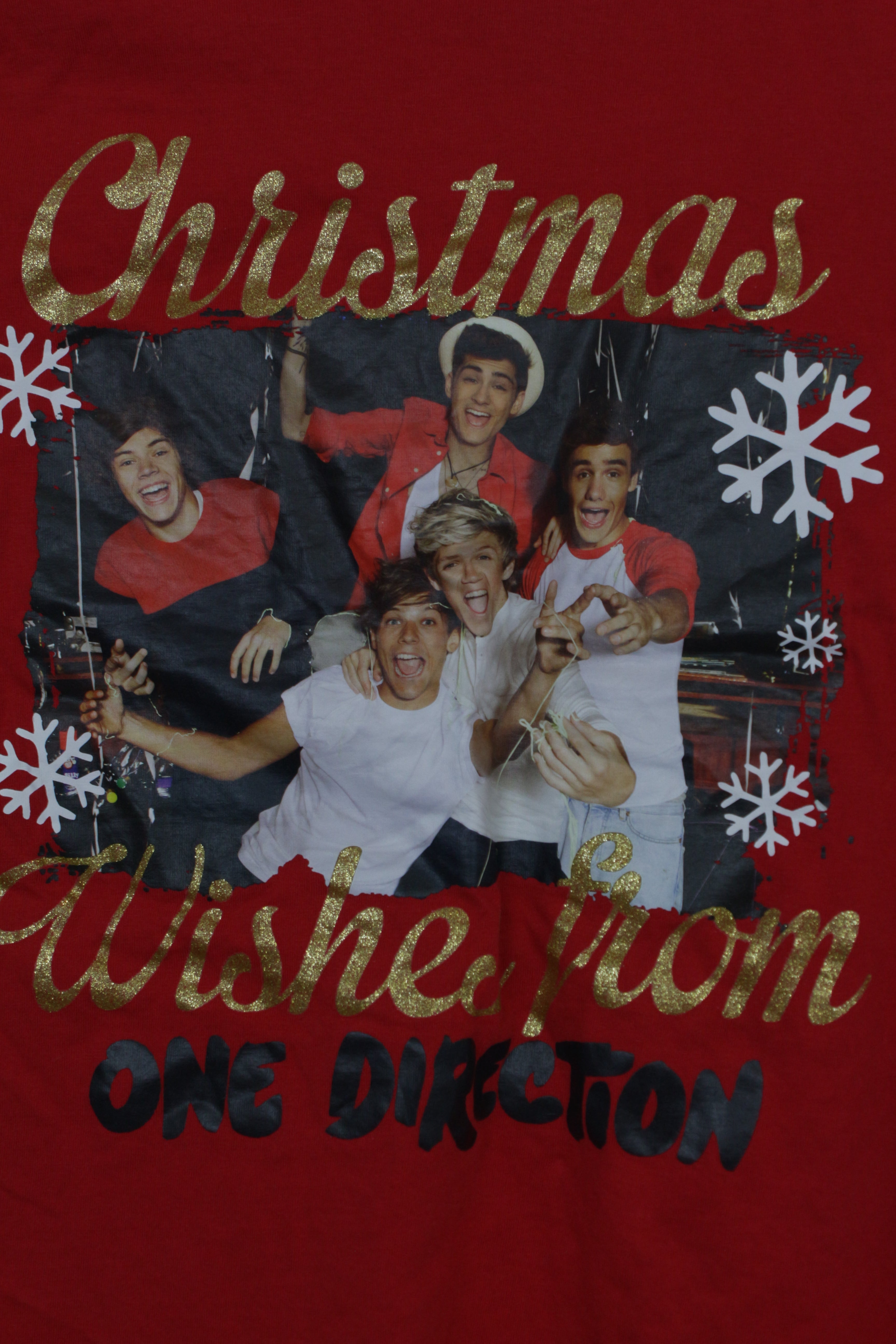 One Direction Christmas wishes tshirt - ΧS