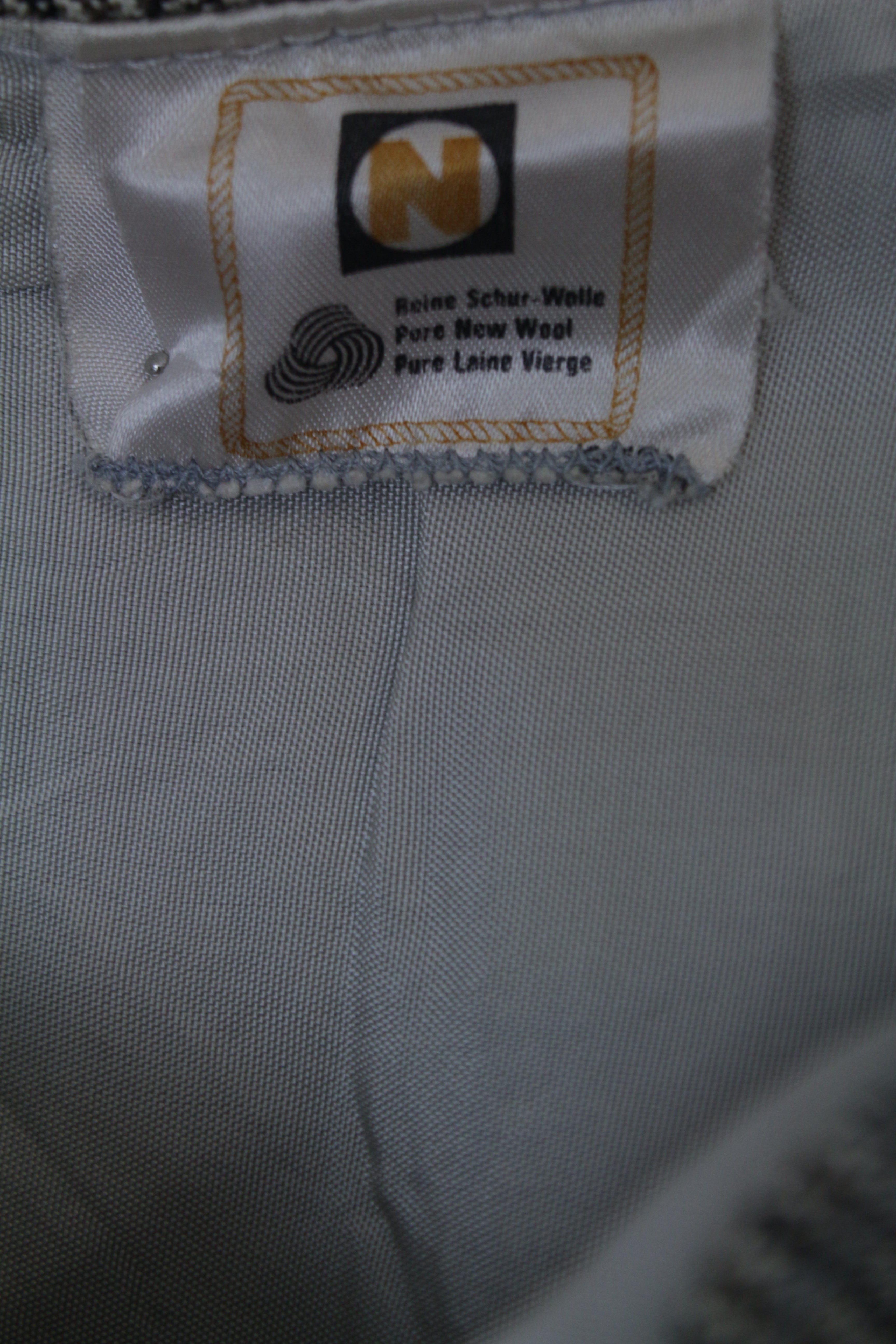 Vintage καρό φούστα με πιέτες - L/XL