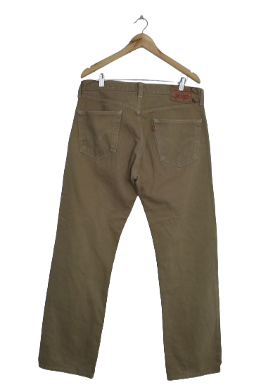 Levi's 501 μπεζ τζην παντελόνι