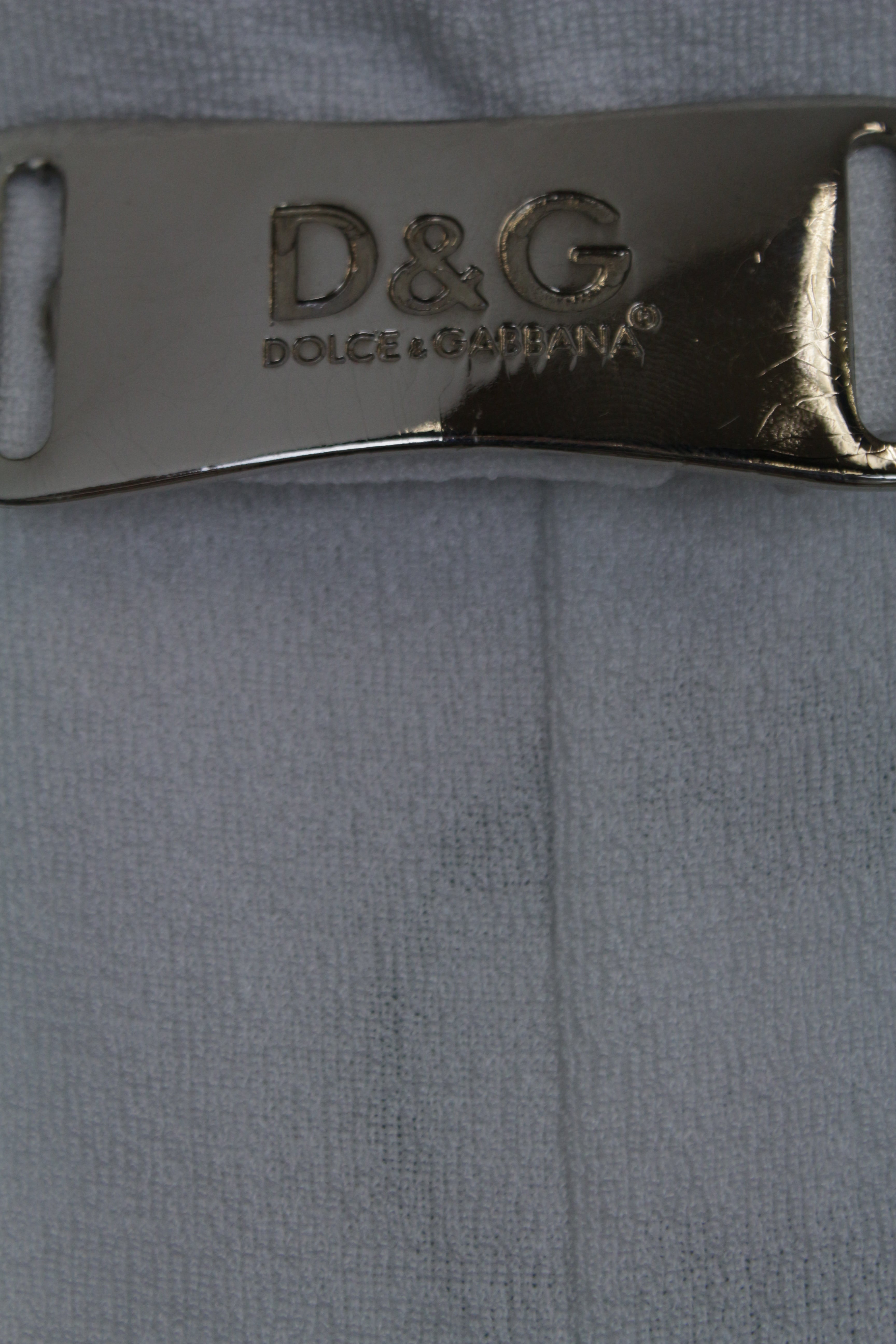 D&G λευκό παντελόνι καμπάνα 