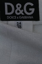 D&G λευκό παντελόνι καμπάνα 