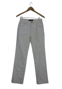 Trussardi off white τζην παντελόνι