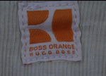 Boss Orange μπεζ κοτλέ παντελόνι