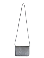 Crossbody ασημί τσαντάκι