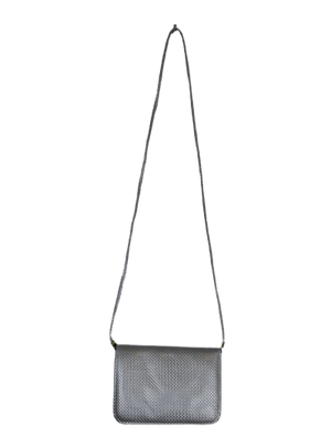 Crossbody ασημί τσαντάκι