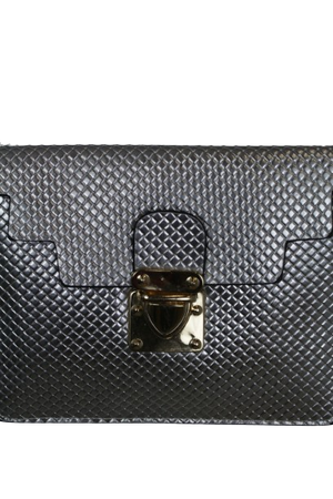 Crossbody ασημί τσαντάκι