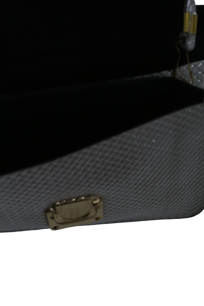 Crossbody ασημί τσαντάκι