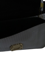 Crossbody ασημί τσαντάκι