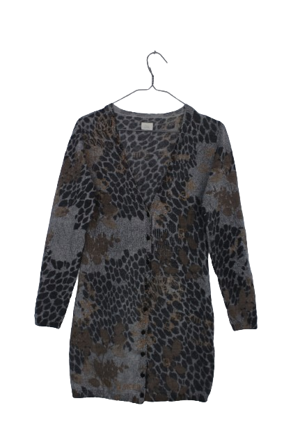Animal print ζακέτα