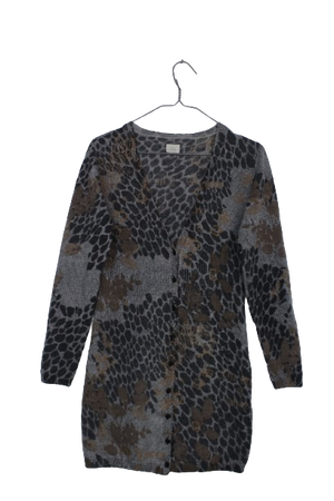 Animal print ζακέτα