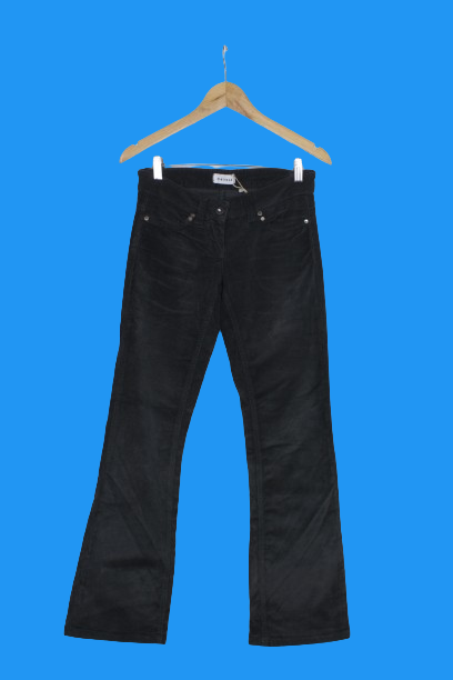Bootcut γκρι κοτλέ παντελόνι 