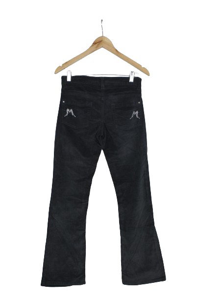 Bootcut γκρι κοτλέ παντελόνι 