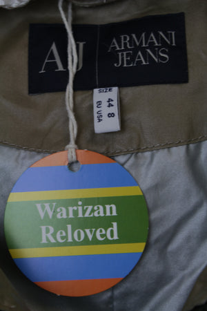 Armani Jeans μπεζ puffer τζάκετ