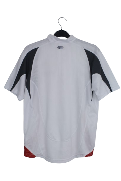 Asics half zipper λευκό tshirt