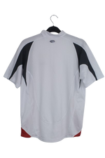 Asics half zipper λευκό tshirt