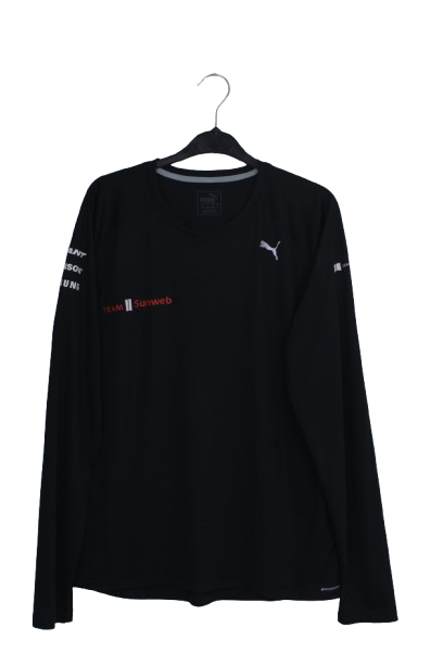 Puma μακρυμάνικο μαύρο tshirt