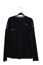 Puma μακρυμάνικο μαύρο tshirt
