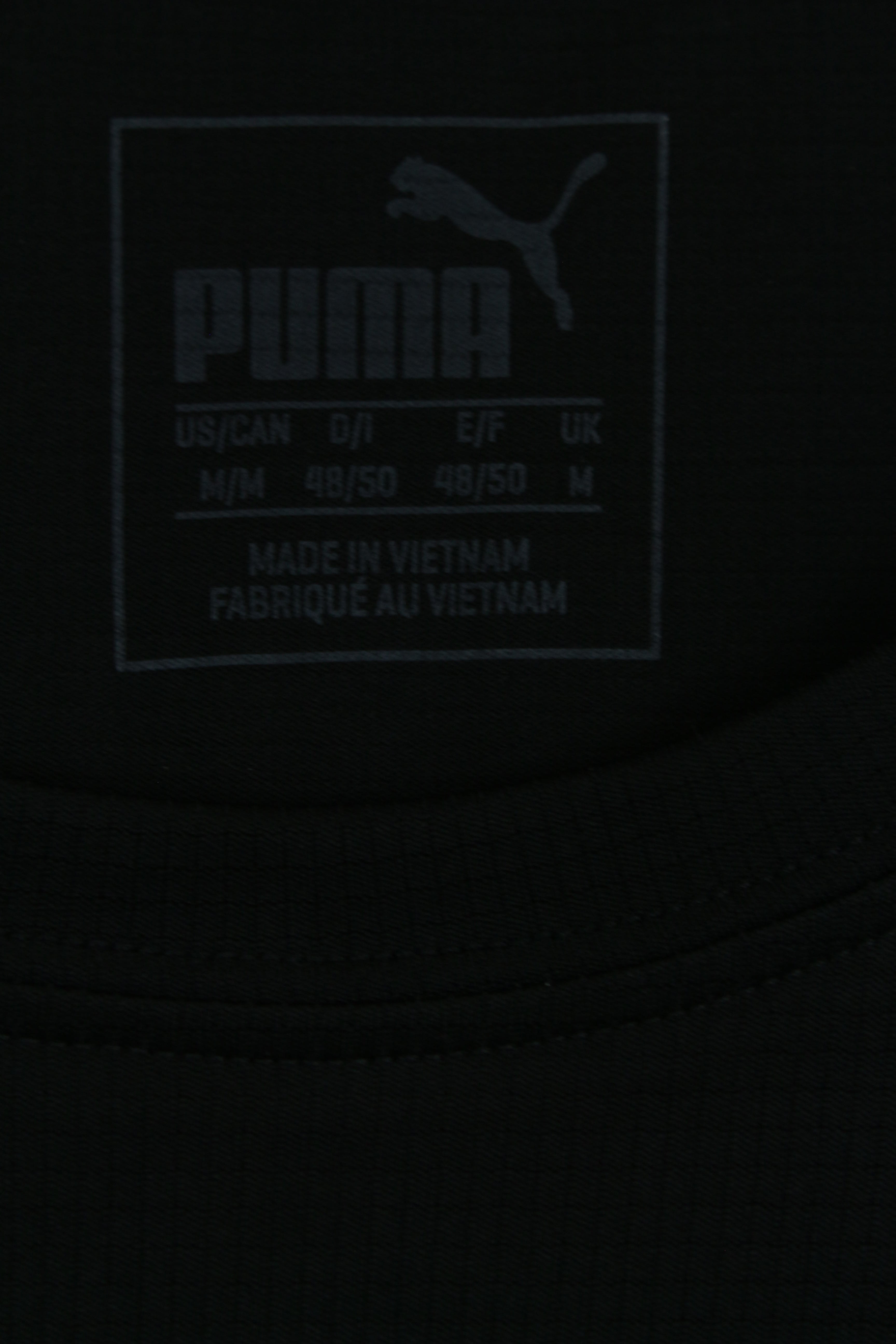 Puma μακρυμάνικο μαύρο tshirt