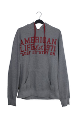 American Life γκρι φούτερ hoodie