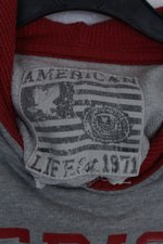 American Life γκρι φούτερ hoodie
