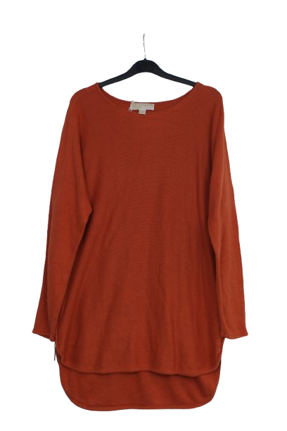 MICHAEL KORS πορτοκαλί μπλούζα με φερμουάρ - M/L