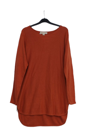 MICHAEL KORS πορτοκαλί μπλούζα με φερμουάρ - M/L