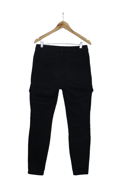 Skinny cargo μαύρο παντελόνι 