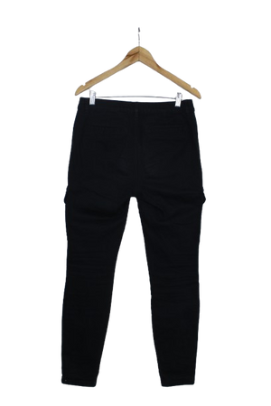 Skinny cargo μαύρο παντελόνι 