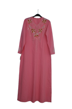 Vintage ethnic φόρεμα με κεντημένα μοτίβα