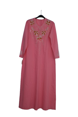 Vintage ethnic φόρεμα με κεντημένα μοτίβα