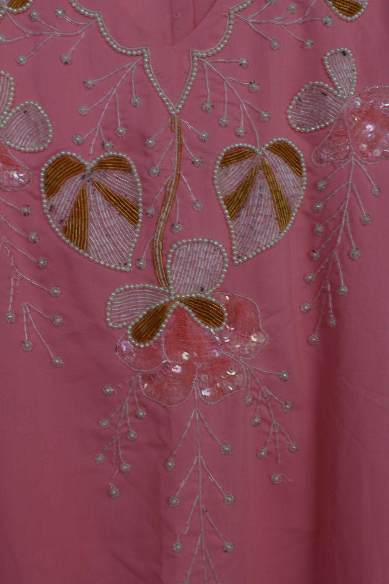 Vintage ethnic φόρεμα με κεντημένα μοτίβα