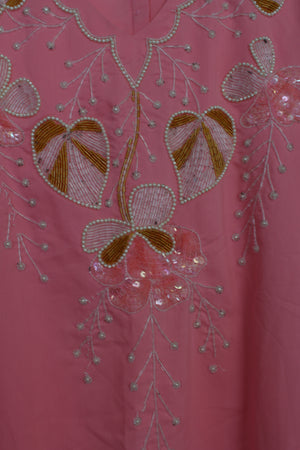 Vintage ethnic φόρεμα με κεντημένα μοτίβα