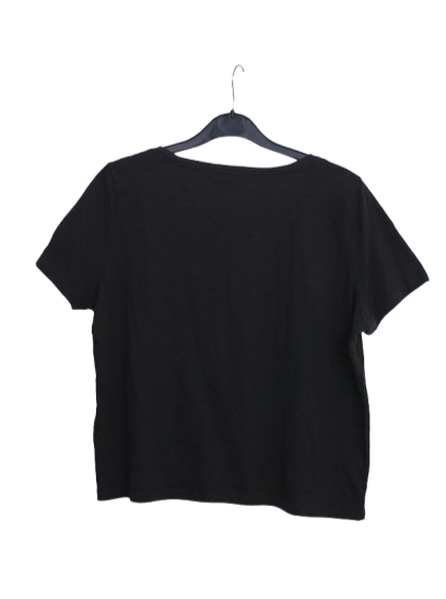 Cropped γκρι tshirt με παγιέτες