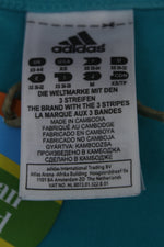Adidas τυρκουάζ ολόσωμη φόρμα σορτς 