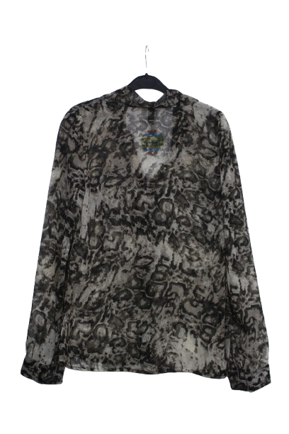 Animal print see through τοπ