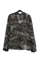 Animal print see through τοπ